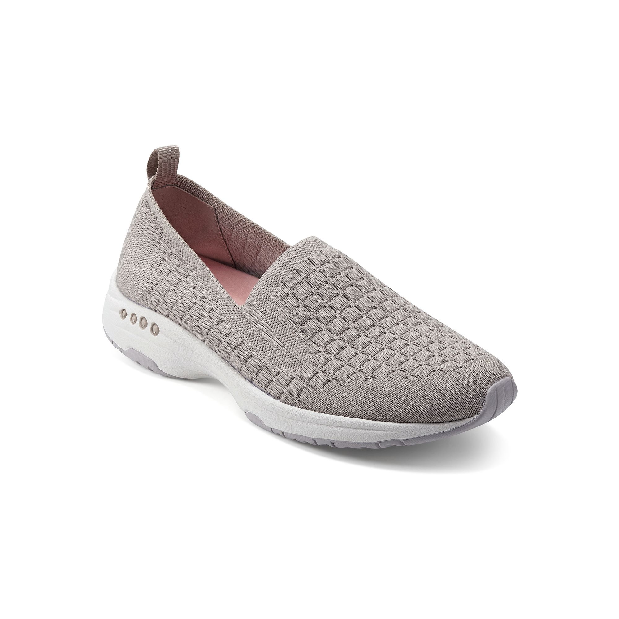 Easy Spirit Tech Womens Knit Slip-On Shoes, Size: 6 Wide, Brown