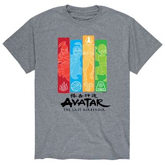 Men's Nickelodeon Avatar Four Nations Bar Tee