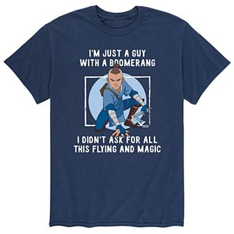 Men's Nickelodeon Avatar Guy With Boomerang Tee