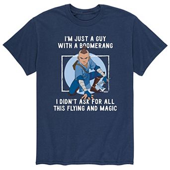 Men's Nickelodeon Avatar Guy With Boomerang Tee