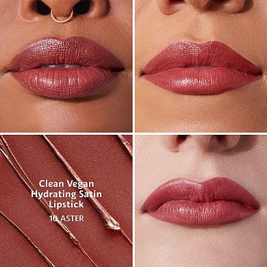 Clean Vegan Hydrating Satin Lipstick