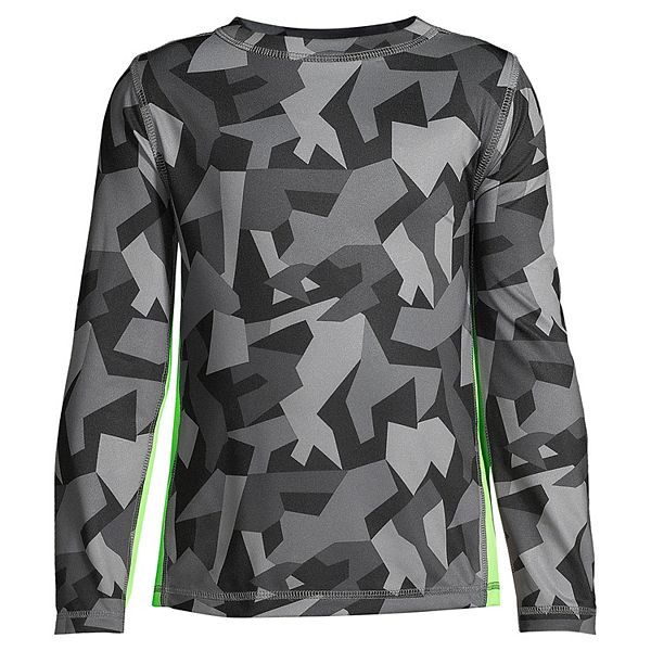 Boys 820 Lands' End Athletic Pattern Tee in Regular & Husky