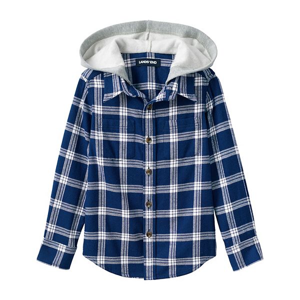 Lands end flannel clearance jacket