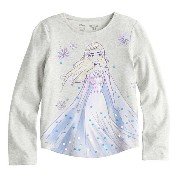 Disney's Frozen Elsa Girls 4-12 Shirttail Tee by Jumping Beans®
