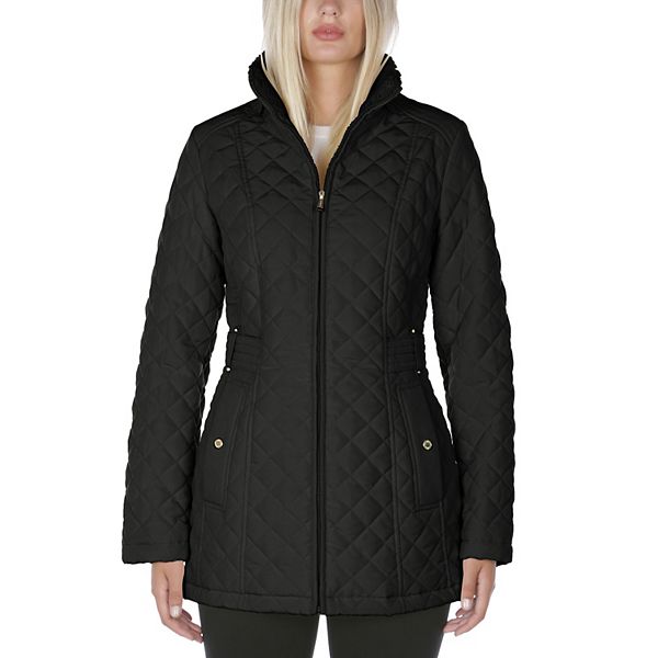 Women's Halitech Faux-Fur Hooded Quilted Jacket