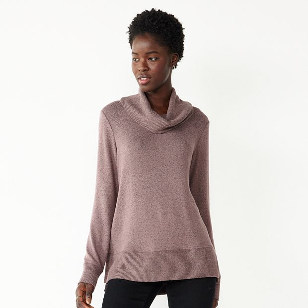 Kohls cowl neck outlet sweater