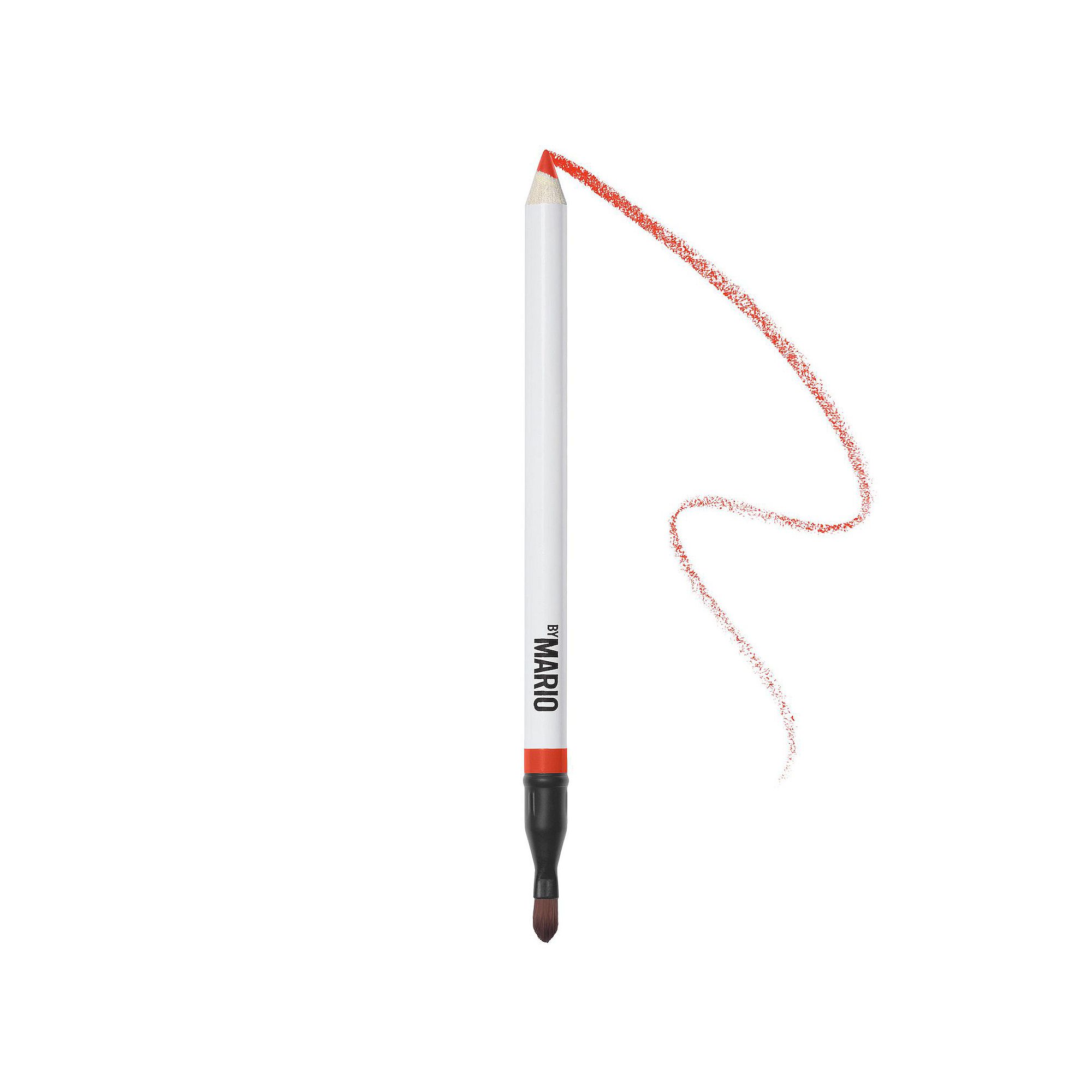 MAKEUP BY MARIO Ultra Suede Sculpting Lip Pencil, Size: 0.049 Oz, Flame Red