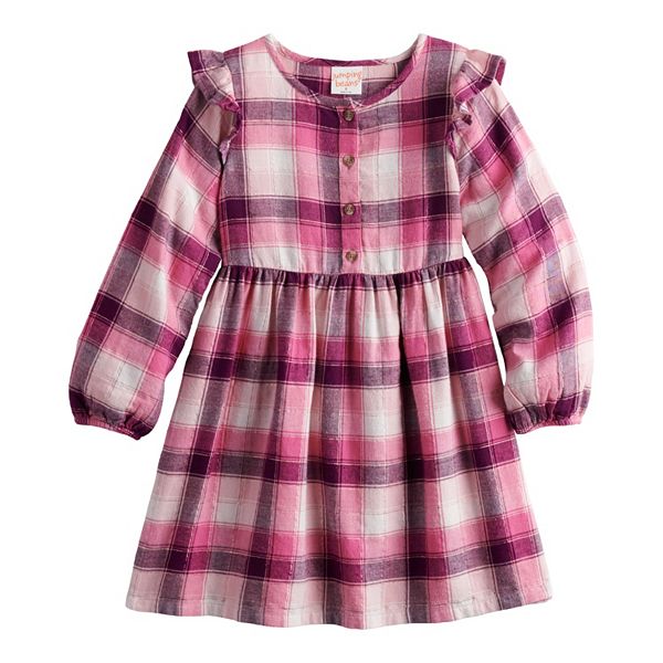 Girls 4-12 Jumping Beans® Plaid Ruffle Dress