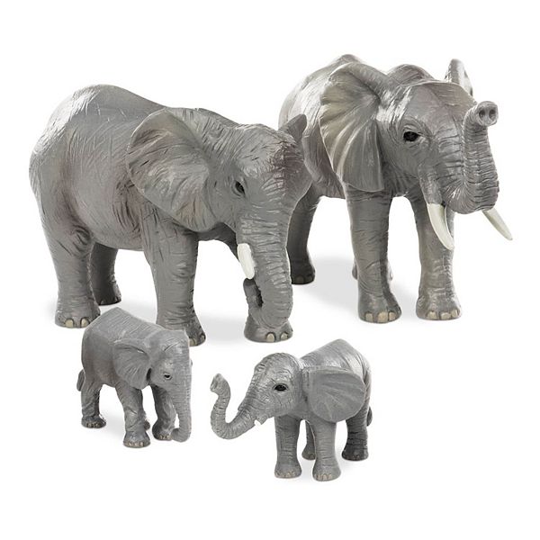 Terra by Battat African Elephant Family Animal Figures