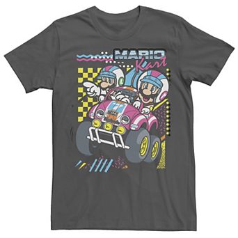 Men's Nintendo Mario Kart Mario Luigi Darting Tee
