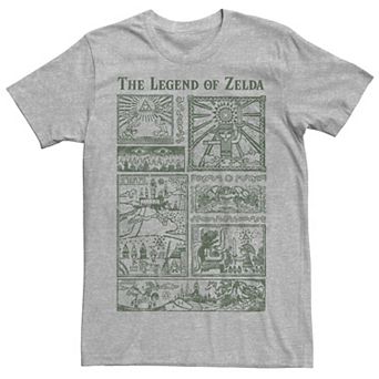 Men's The Legend Of Zelda Story Panels Tee