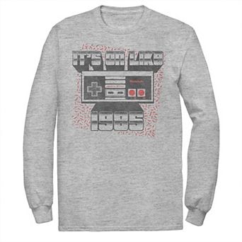 Men's Nintendo Gamer Boy Red Outline Hoodie