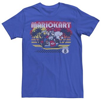 Men's Nintendo Mario Kart Beach Sunset Style Sharp Drift Tee