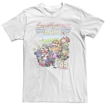 Men's Mario Kart 92 Group Shot Distressed Tee