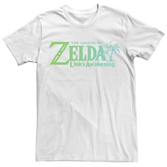 Men's The Legend Of Zelda Link's Awakening Gradient Logo Tee
