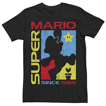 Men's Super Mario Since 1985 Mario Silhouette Tee