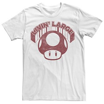Men's Super Mario Mushroom Livin' Large Tee