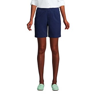 Women's Lands' End Pull-On Chino Shorts