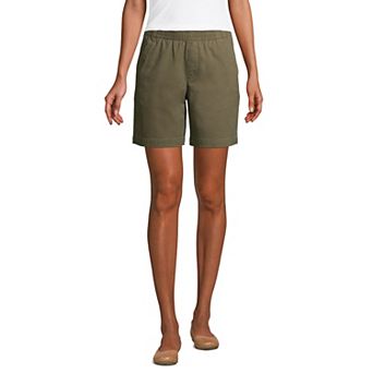 Women's Lands' End Pull-On Chino Shorts