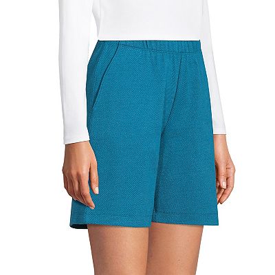 Women s Lands End Sport Knit Pull On Shorts