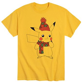 Men's Pokemon Pikachu Bundle up Tee