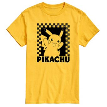 Men's Pokemon Pika Checkers Tee