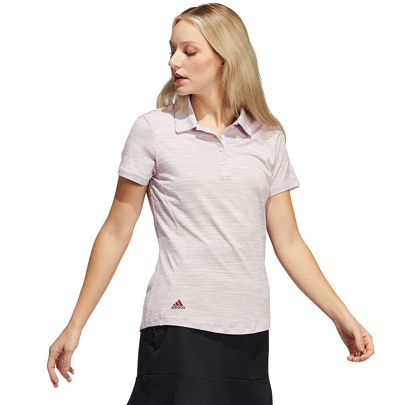 30533504 Womens adidas Space-Dyed Polo Shirt, Size: Medium, sku 30533504