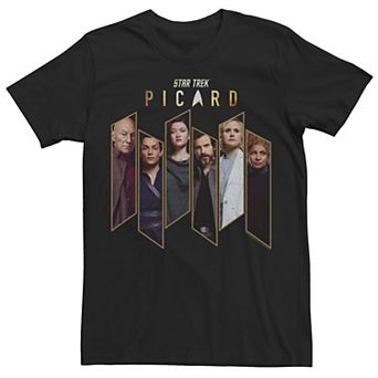 Men's Star Trek: Picard Cast Photo Panels Tee