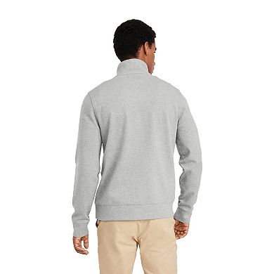 Big & Tall Tommy Hilfiger Classic-Fit Double-Knit Logo Quarter-Zip Pullover