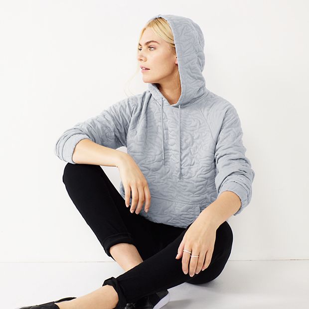 Kohls womens best sale hooded sweatshirts