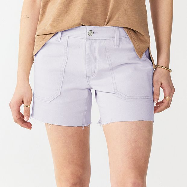 High waisted clearance jean shorts kohls