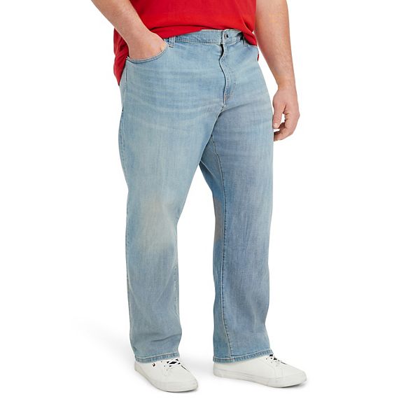 kompakt Dekoration klient Big & Tall Tommy Hilfiger Flex Straight-Fit Denim Jeans