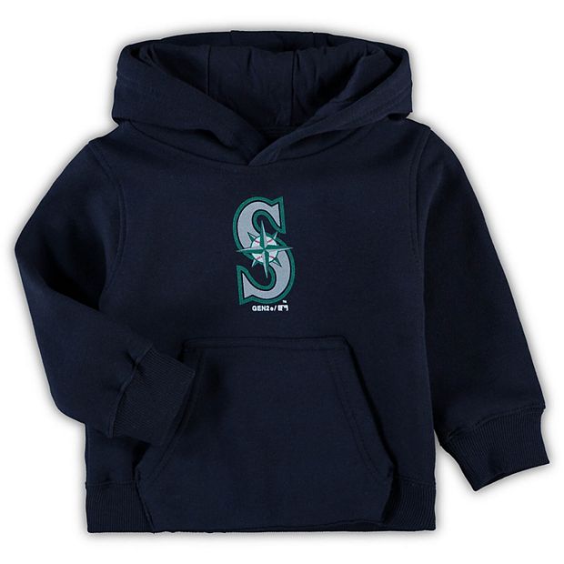 Toddler Navy Seattle Mariners Primary Logo Pullover Hoodie