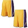 Men's Mitchell & Ness Gold Los Angeles Lakers 2009-10 Hardwood Classics Authentic Shorts