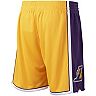Men's Mitchell & Ness Gold Los Angeles Lakers 2009-10 Hardwood Classics Authentic Shorts