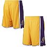 Men's Mitchell & Ness Gold Los Angeles Lakers 2009-10 Hardwood Classics Authentic Shorts