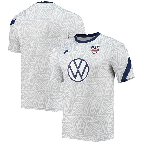 Men S Nike White Team Usa 21 Pre Match Jersey