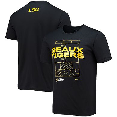 Men's Nike Black LSU Tigers Geaux Tigers National Championship Legend 2.0 Performance T-Shirt