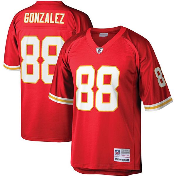 Men's Mitchell & Ness Tony Gonzalez Red Kansas City Chiefs Legacy Replica  Jersey