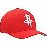 Men's Mitchell & Ness Red Houston Rockets Team Ground Stretch Snapback Hat