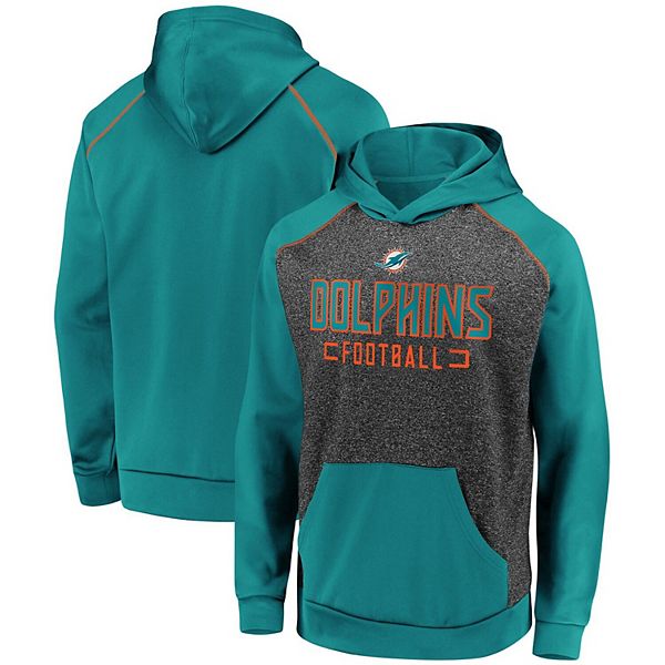 Men's Miami Dolphins Fanatics Branded Aqua/Heathered Charcoal