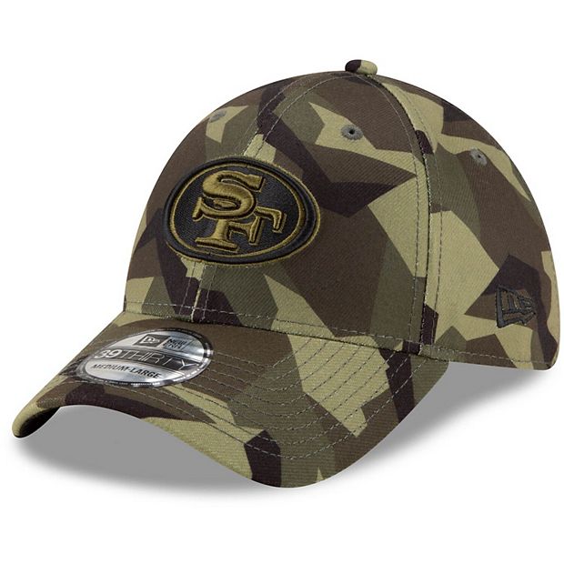 Men's New Era Camo San Francisco 49ers Mutated 39THIRTY Flex Hat