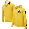 Men's Pro Standard Gold Los Angeles Lakers Chenille Team Pullover Hoodie