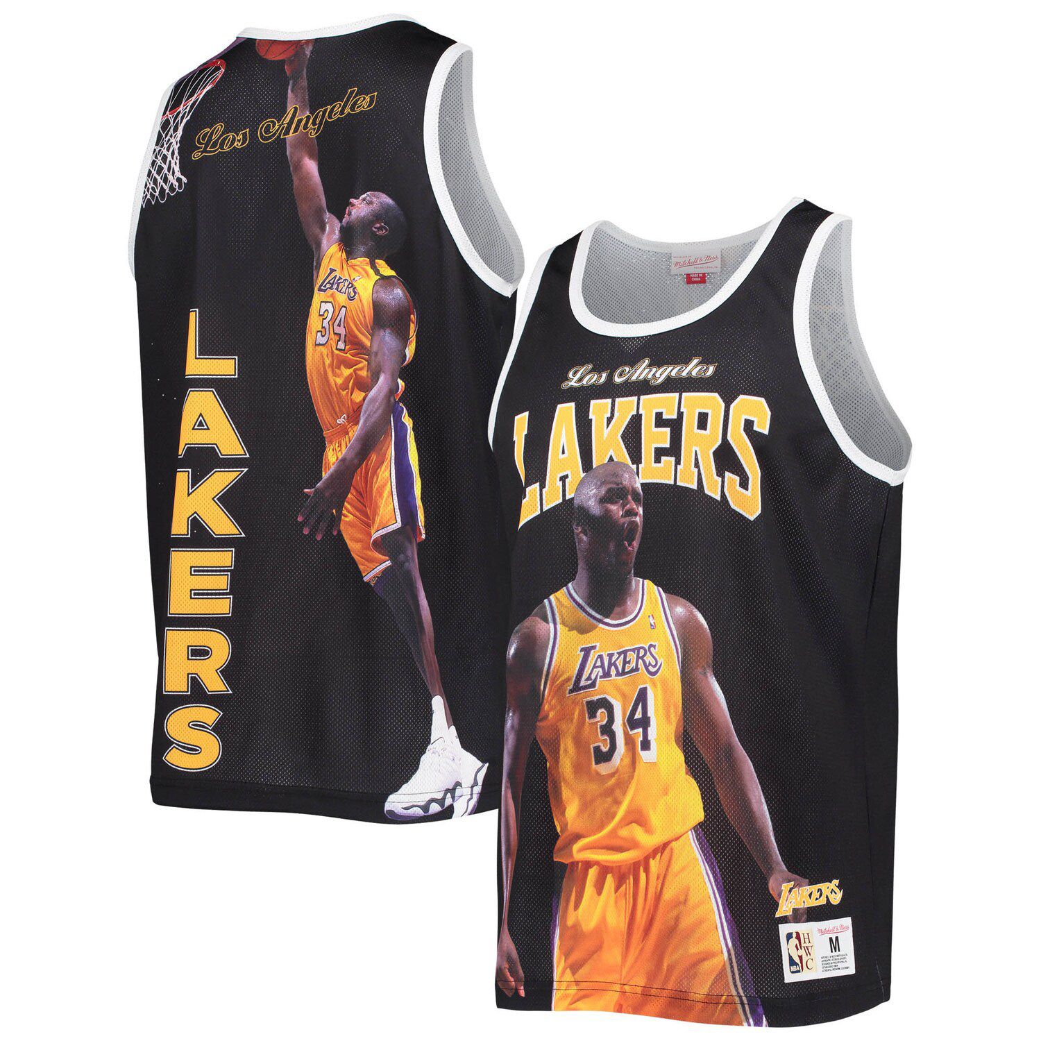 mens lakers tank top