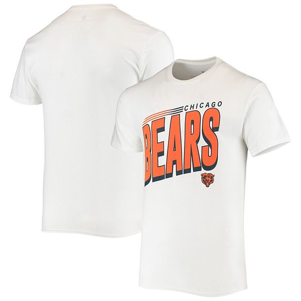 Men's Junk Food White Chicago Bears Hail Mary T-Shirt