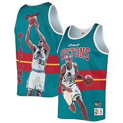  Grant Hill Detroit Pistons Teal Youth 8-20 Hardwood