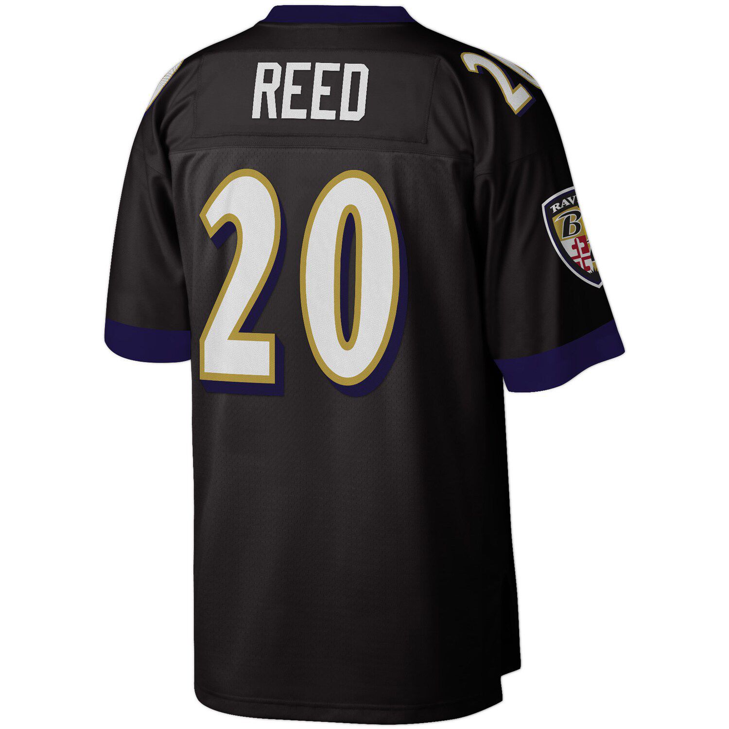 Men's Mitchell & Ness Ed Reed Black Baltimore Ravens Legacy Replica Jersey