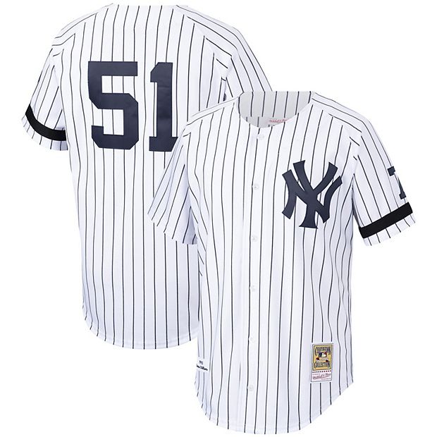 Men's Mitchell & Ness Bernie Williams White New York Yankees Cooperstown  Collection Authentic Jersey