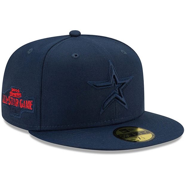 Houston Astros New Era Cooperstown Collection Logo 59FIFTY Fitted Hat - Navy
