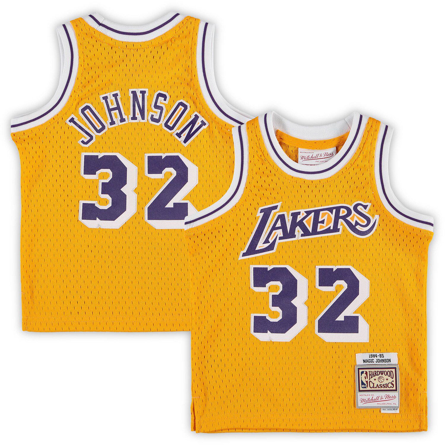 Lids Elgin Baylor Los Angeles Lakers Mitchell & Ness 75th
